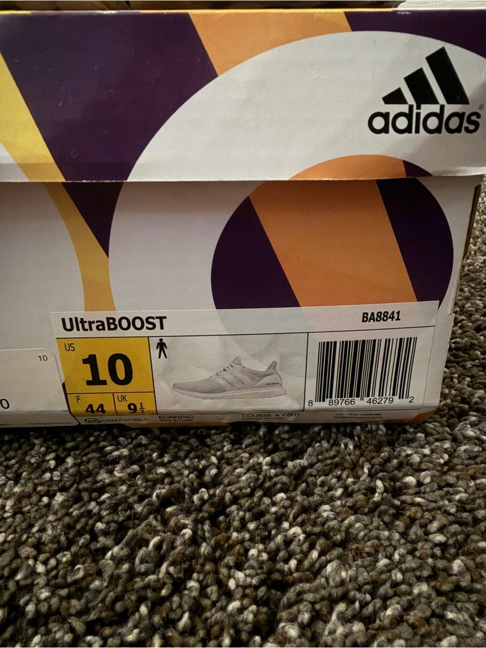 adidas Kids Ultra Boost Sneakers - Off-White/Cream